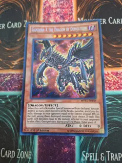 Yugioh Gandora-X the Dragon of Demolition MVP1-ENS49 Secret Rare 1st Edition NM - Image 1