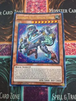 Yugioh Berserkion the Electromagna Warrior SDMY-EN004 Ultra Rare 1st Edition NM - Image 1