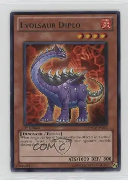 Evolsaur Diplo 1st Ed. YuGiOh Photon Shockwave #PHSW-EN021 - Image 1
