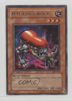 DD Crazy Beast 1st Ed. YuGiOh Magician's Force #MFC-019 2003 - Image 1