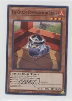 The Cuckoo Commanded to Croon 1st Ed. YuGiOh Duelist Nexus #DUNE-EN031 - Image 1