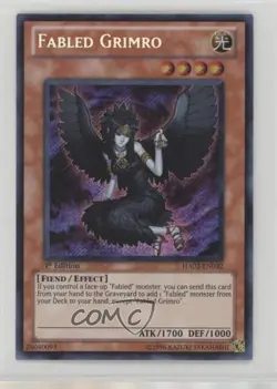 SE - Fabled Grimro 1st Ed. YuGiOh Hidden Arsenal 2 #HA02-EN032 2010 - Image 1