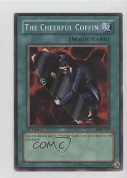 The Cheerful Coffin 1st Ed. YuGiOh Metal Raiders #MRD-059 2002 - Image 1