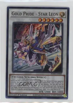 Gold Pride - Star Leon Ultra Rare 1st Ed. YuGiOh Photon Hypernova #PHHY-EN089 - Image 1