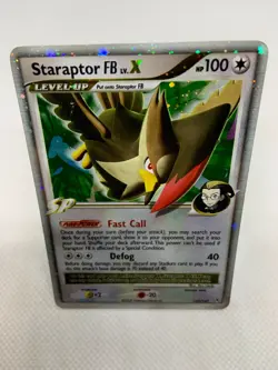 Staraptor FB LV X Double Swirl Holo 147/147 Supreme Victors 2009 Pokemon Card - Image 3