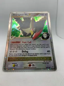 Staraptor FB LV X Double Swirl Holo 147/147 Supreme Victors 2009 Pokemon Card - Image 4