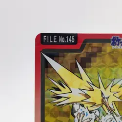 Pokemon Cards Bandai Carddass Zapdos No.009 Holo Prism 1997 Poor Japanese g69 - Image 2
