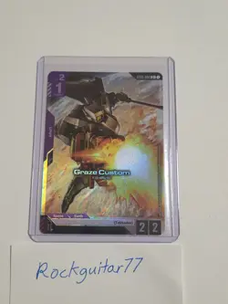 Gundam Card Game - Graze Custom (C+) - Alt Art - ST05-004 - English - Image 1