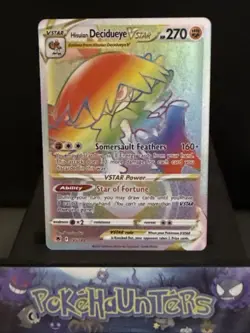 Pokemon Card Hisuian Decidueye VSTAR 195/189 Secret Rare Astral Radiance NM - Image 1