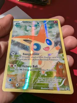 Victini XY117 Promo Full Art Holo Pokemon Card Excellent Condition - Image 4