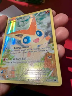 Victini XY117 Promo Full Art Holo Pokemon Card Excellent Condition - Image 5