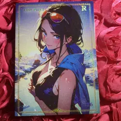 Nico Robin One Piece R GODDESS Anime ACG Waifu Holo Girl Card Snow - Image 1