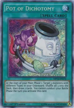 Pot of Dichotomy - MP14-EN172 - Secret Rare - 1st Edition Near Mint Yugioh! Card - Image 1