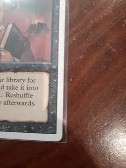 Demonic Tutor - Revised Edition MTG LP Lightly Played Rare Card - Image 4