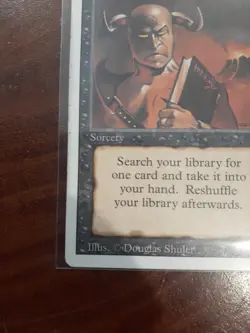 Demonic Tutor - Revised Edition MTG LP Lightly Played Rare Card - Image 5