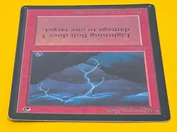 MTG LIGHTNING BOLT Beta (OldManMTG 010-676) - Image 3