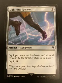 Lightning Greaves 0243 MTG Doctor Who Set Uncommon NM English - Image 1