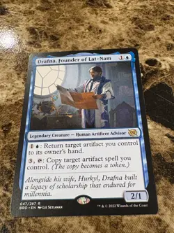 DRAFNA, FOUNDER OF LAT-NAM Magic the Gathering MTG The Brothers War - Image 1