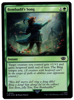 Bombadil's Song 0154 Common Foil Lord of the Rings MTG Near Mint - Image 1