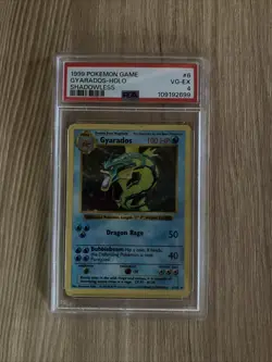 PSA 4 - 1999 Pokemon Game GYARADOS HOLO Shadowless #6 (6748) - Image 1