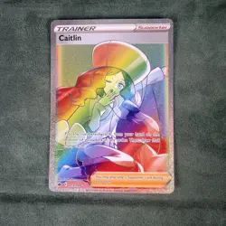 Caitlin Secret 213/198 Swsh06 Sword & Shield Chilling Reign Holo Pokemon Card - Image 1