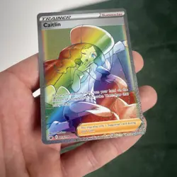 Caitlin Secret 213/198 Swsh06 Sword & Shield Chilling Reign Holo Pokemon Card - Image 4