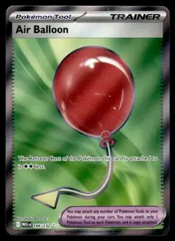 2025 Pokemon Mega Evolution Air Balloon Illustration Rare #166 - Image 1
