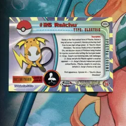 Topps Chrome Pokemon #26 Raichu SPECTRA - Image 2