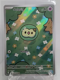 2025 Pokemon B&W Black Bolt Solosis 118/086 Illustration Rare - Near Mint (NM) - Image 1