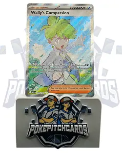 Wally's Compassion 176/132 Me01: Mega Evolution Holo Free Shipping Pokemon NM - Image 1