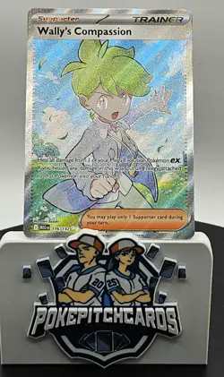 Wally's Compassion 176/132 Me01: Mega Evolution Holo Free Shipping Pokemon NM - Image 2