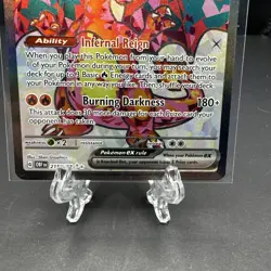 Pokemon TCG Obsidian Flames Charizard EX 215/197 Ultra Rare Near Mint Condition - Image 4