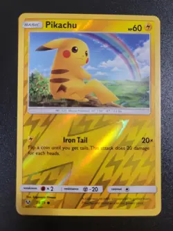 Pokemon - Shining Legends - Pikachu 28/73 Reverse Holo - Image 1