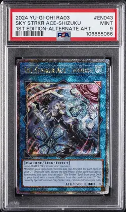 2024 YU-GI-OH! RA03-QUARTER CENTURY BONANZA SKY STRIKER ACE - SHIZUKU PSA 9 - Image 1