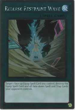 Yugioh Release Restraint Wave NKRT-EN029 Platinum Rare Edition NM - Image 1