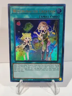 Yugioh Witchcrafter Creation X3 Ultra MAMA-EN024 1st Near Mint - Image 1