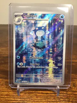 Poliwhirl 176/165 Sv: Scarlet & Violet 151 Holo Pokemon TCG Card Full Art - Image 1