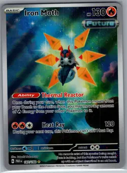 Iron Moth 187/182 - Paradox Rift - Pokemon Card - NM - Illustration Rare - Image 1