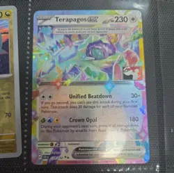 Pokemon Card Terapagos ex 128/142 Double Rare Play! Pokemon Stamp Prize Pack 6 - Image 1