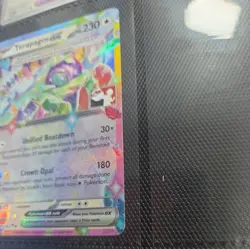 Pokemon Card Terapagos ex 128/142 Double Rare Play! Pokemon Stamp Prize Pack 6 - Image 3