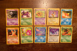 10 VINTAGE Rare Pokemon Cards from Various Classic Sets!! - Image 1
