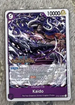 Kaido ST04-003 SR Treasure Cruise Tournament Promo One Piece Card Game English! - Image 1