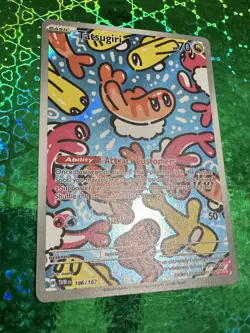 Pokemon TCG Tatsugiri S&V Twilight Masquerade Illustration Rare Card 186/167 - Image 5