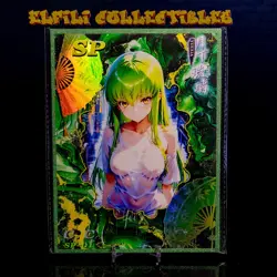 C.C. SP A5 Premium Waifu Trading Card Oversized Board Acrylic Glitter Code Geass - Image 1