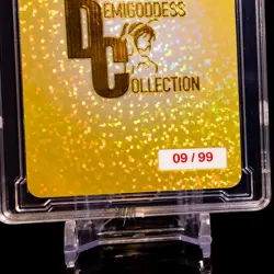 Yuuki Asuna Waifu Card Encased #09/99 Gold Foil Demigoddess Collection SLAB SAO - Image 5