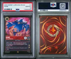 Genie Towering Phantasm 7/35 Disney Lorcana Card Jafar Palace Heist PSA 10 POP 1 - Image 3