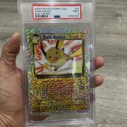Pokemon Legendary Collection Dark Raichu #S3 Reverse Holo Box Topper PSA 9 Card - Image 1