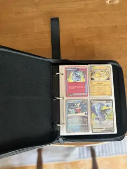 Pokemon Card Binder Collection Lot (Binder Included) 100+ Cards - Image 1