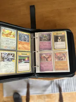 Pokemon Card Binder Collection Lot (Binder Included) 100+ Cards - Image 3