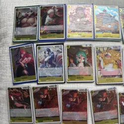 One Piece TCG Cards Lot Of (103) All Yellow RARES All Mint Condition. Duplicates - Image 3